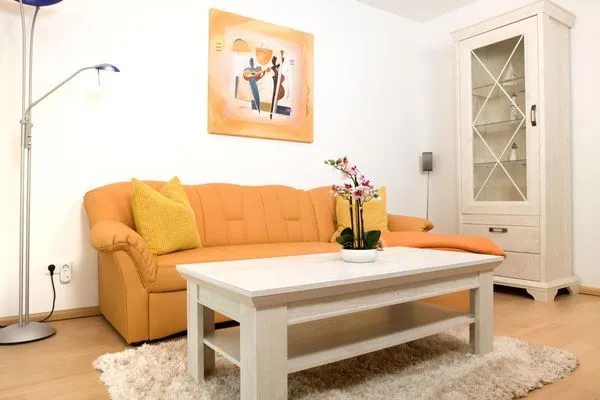 Living room Appartements Am Reiterhof Strandträumer