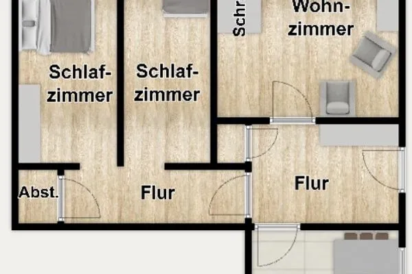 Grundriss Haus Iris Ferienwohnung Osternest