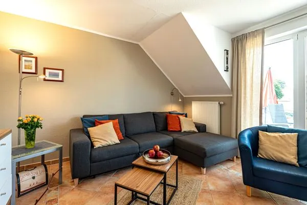 Wohnzimmer  Ferienwohnung Meeresrauschen