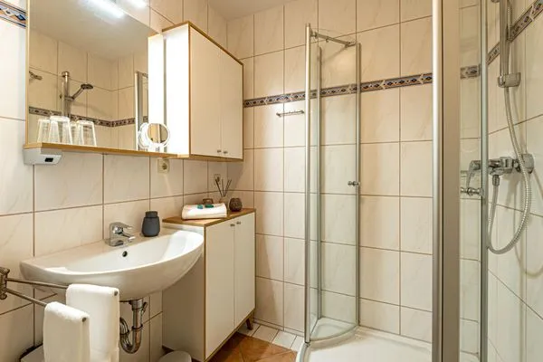 Badezimmer  Ferienwohnung Meeresrauschen