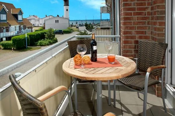 Balkon Haus Südwester Strandschnecke