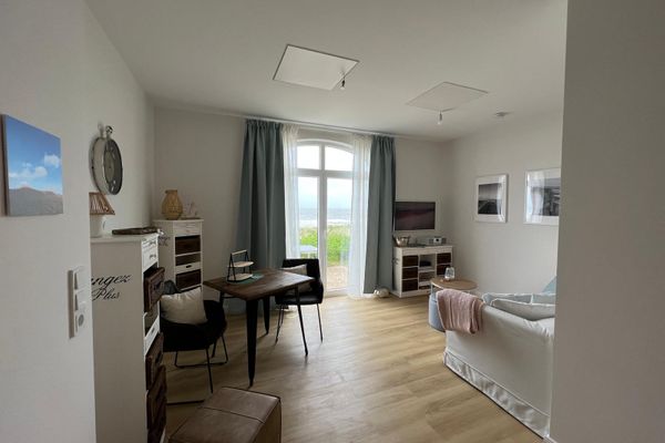 Haus Alexandra Ferienwohnung 8 Dat Büdche Wangerooge - Wohnzimmer