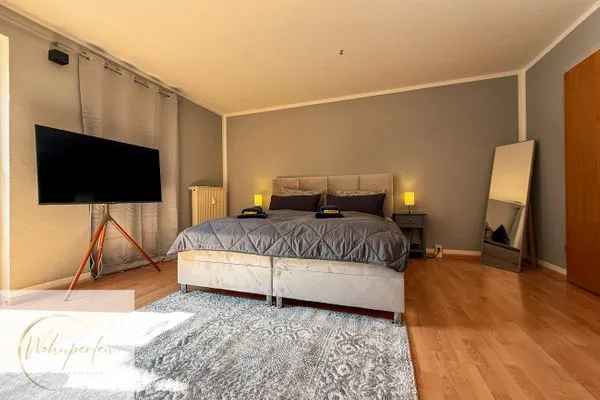 bed  Apartment - NewTown - Balkon