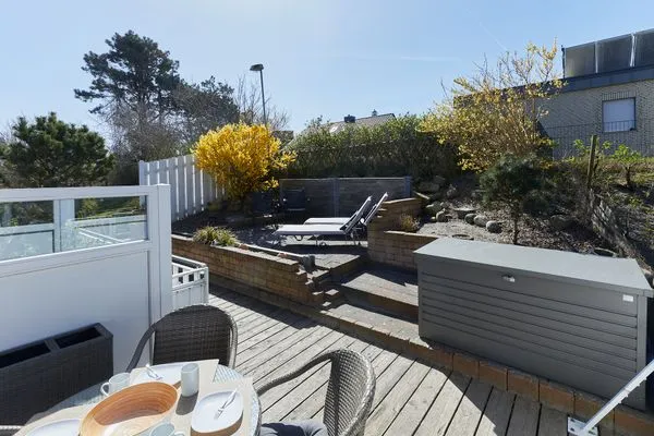 Terrasse  Haus Nordstrand - Ferienwohnung 5