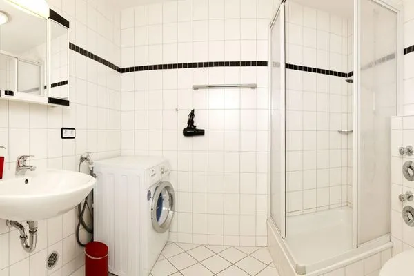 Badezimmer Landhaus am Meer Strandglück