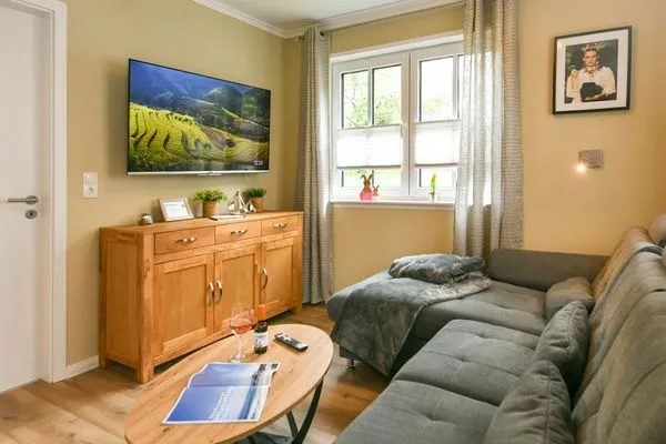 Wohnzimmer Haus Likedeeler Ferienwohnung 1