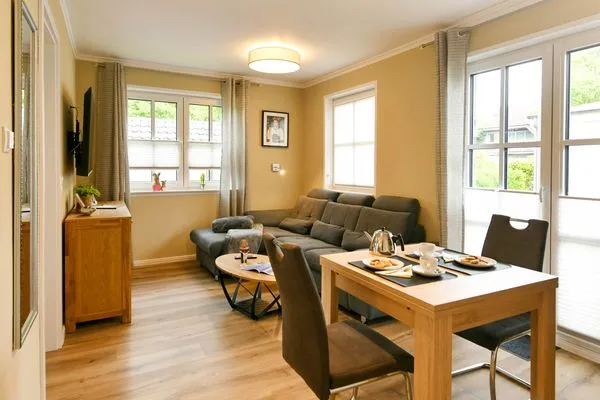 Wohnzimmer Haus Likedeeler Ferienwohnung 1