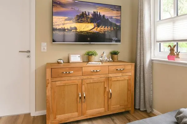 Wohnzimmer Haus Likedeeler Ferienwohnung 1