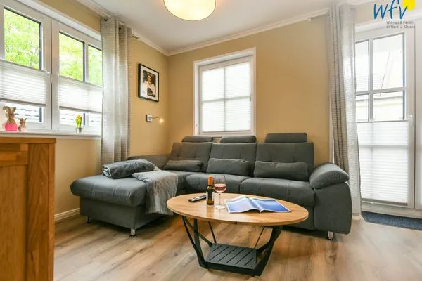 Wohnzimmer Haus Likedeeler Ferienwohnung 1