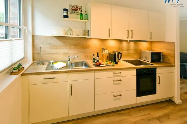 Küche / Küchenzeile Haus Likedeeler Ferienwohnung 1