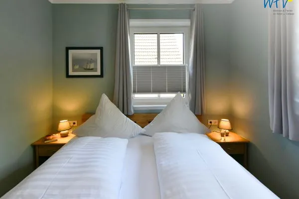 Schlafzimmer Haus Likedeeler Ferienwohnung 1