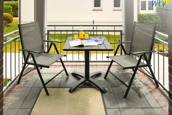 Balkon Haus Likedeeler Ferienwohnung 1