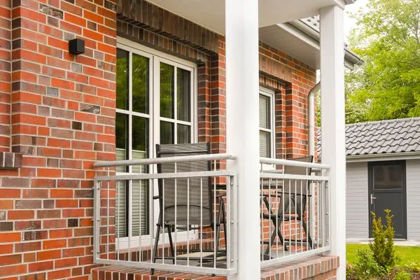 Balkon Haus Likedeeler Ferienwohnung 1