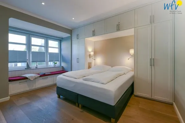 Schlafzimmer Ferienhaus Charlotte 48 Feriendoppelwohnung Charlotte