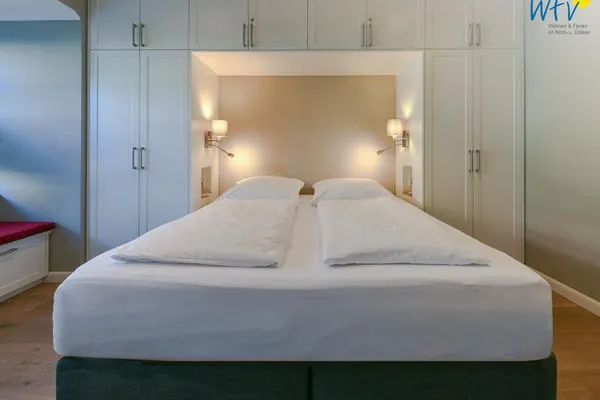 Schlafzimmer Ferienhaus Charlotte 48 Feriendoppelwohnung Charlotte