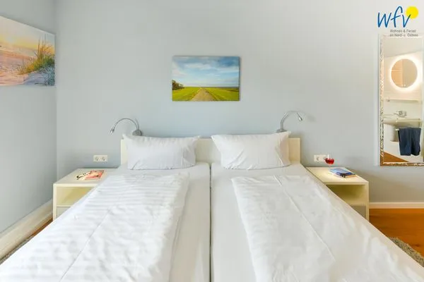 Schlafzimmer Haus Südwind Ferienwohnung 18