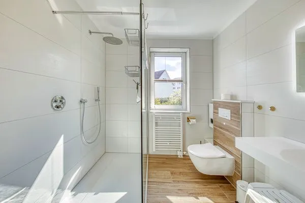 Ferienwohnung Seemöwe Waren (Müritz) - Badezimmer  Seemöwe