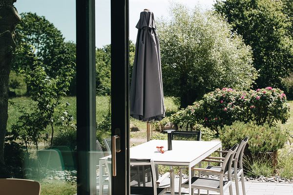  Ferienhaus Siegfried Dierhagen - Terrasse