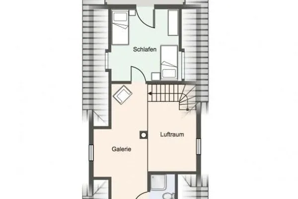 Fischerhaus am Strand Reetdachhaus Friesenhaus SPO Ording - Grundriss