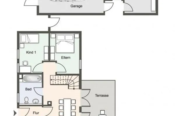 Fischerhaus am Strand Reetdachhaus Friesenhaus SPO Ording - Grundriss