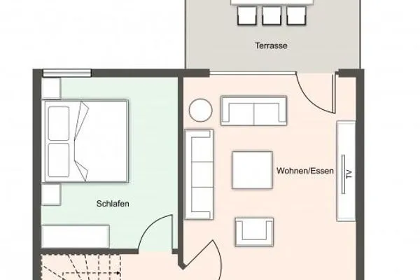 Friesenhof Dreilanden Friesenhof Appartement 3 SPO Ording - Grundriss