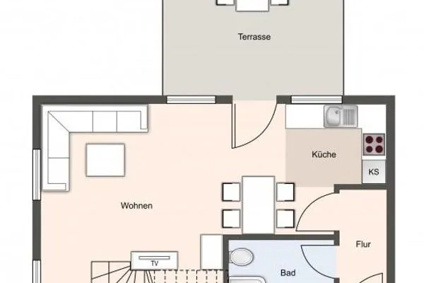 Friesenhof Dreilanden Friesenhof Appartement 5 SPO Ording - Grundriss