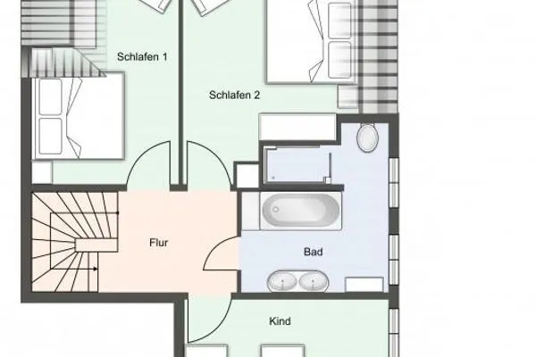 Haubarg Ossenhoff Haubarg Ossenhoff Appartement Buernhus SPO Umland - Grundriss