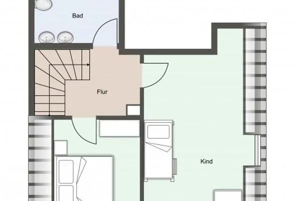 Haubarg Ossenhoff Haubarg Ossenhoff Appartement Gesindestuv SPO Umland - Grundriss