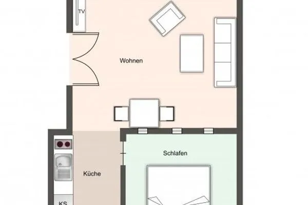 Haubarg Ossenhoff Haubarg Ossenhoff Appartement Kälvstall SPO Umland - Grundriss