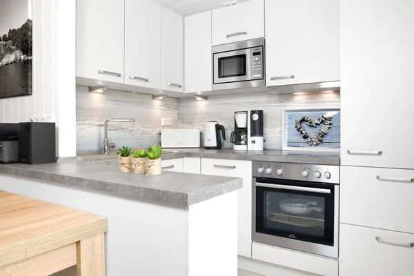 Kitchen Dänisches Ferienhaus am Salzhaff, Haus Im Wiesengrund