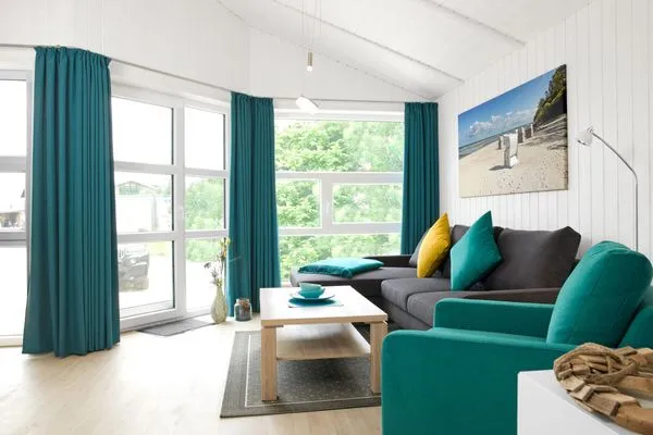 Living room Dänisches Ferienhaus am Salzhaff, Haus Im Wiesengrund