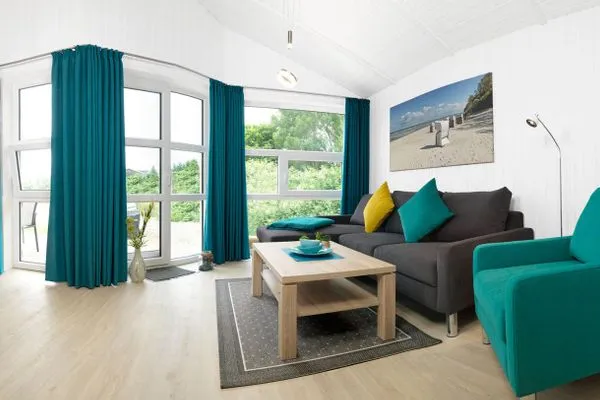 Living room Dänisches Ferienhaus am Salzhaff, Haus Im Wiesengrund