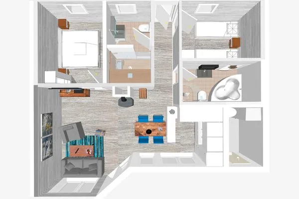 Grundriss Dänisches Ferienhaus am Salzhaff, Haus am Salzhaff