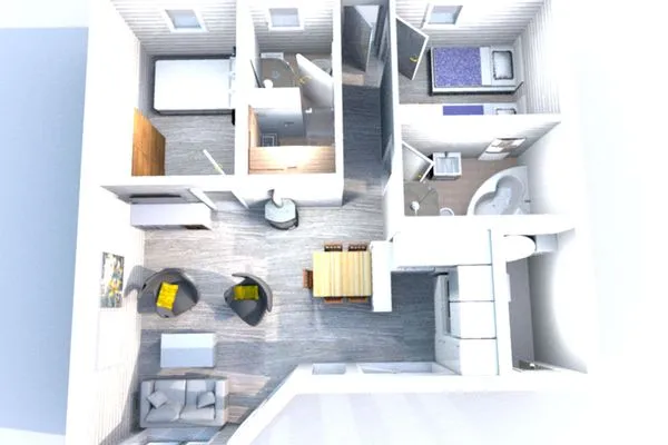 Grundriss Dänisches Ferienhaus am Salzhaff, Haus am Salzhaff