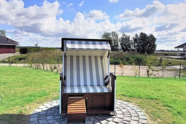 Garten Dänisches Ferienhaus am Salzhaff, Haus am Salzhaff
