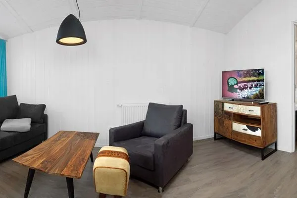 Wohnzimmer Dänisches Ferienhaus am Salzhaff, Haus am Salzhaff