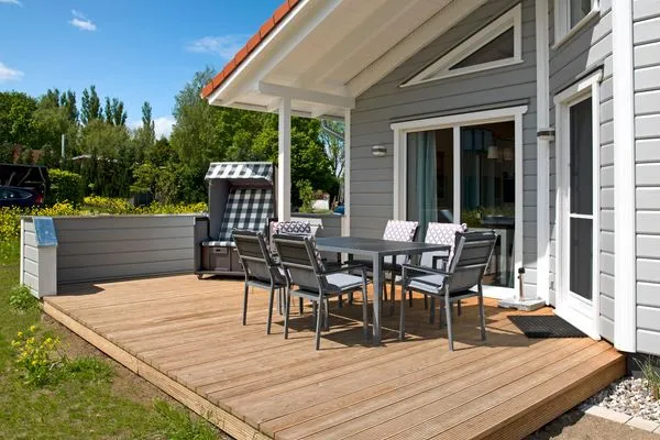 Hauptansicht Dänisches Ferienhaus am Salzhaff, Ferienhaus "Midsommar"