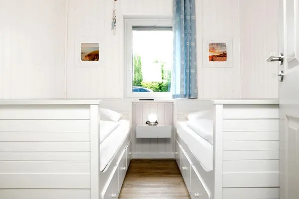 Schlafzimmer Dänisches Ferienhaus am Salzhaff, Ferienhaus "Midsommar"