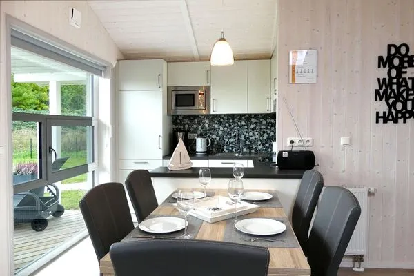 Kitchen Dänisches Ferienhaus am Salzhaff, Haus Poseidon