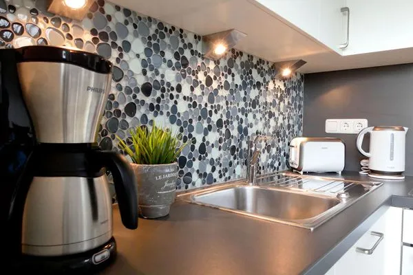 Kitchen Dänisches Ferienhaus am Salzhaff, Haus Poseidon