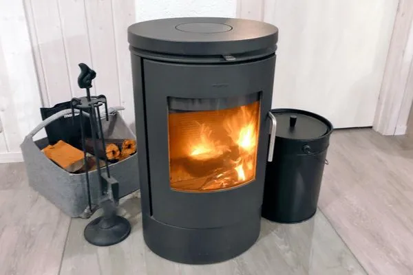 Fireplace Dänisches Ferienhaus am Salzhaff, Haus Poseidon