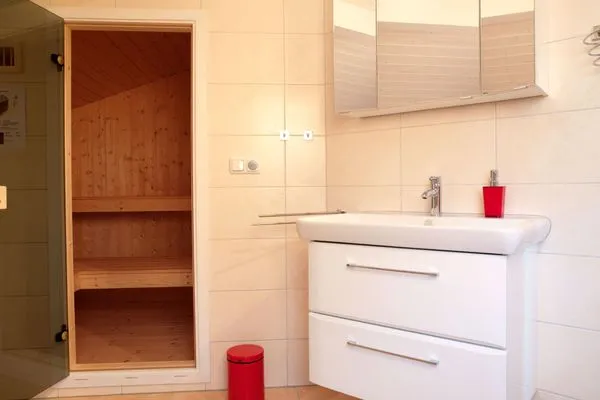 Bathroom Dänisches Ferienhaus am Salzhaff, Haus Pacific