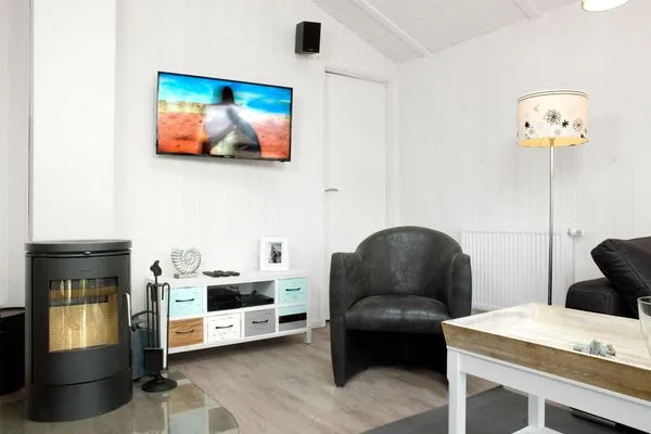 Wohnzimmer Dänisches Ferienhaus am Salzhaff, Haus Wattläufer