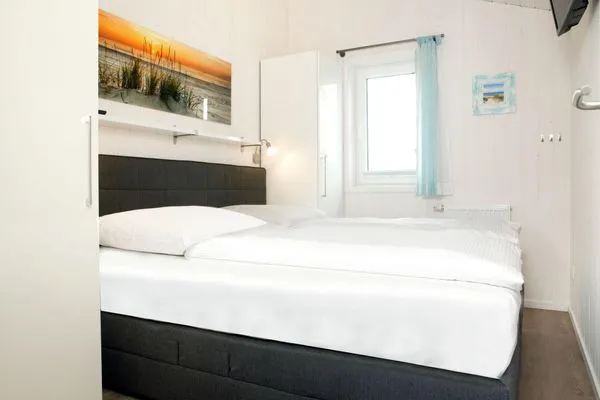 Schlafzimmer Dänisches Ferienhaus am Salzhaff, Haus Wattläufer