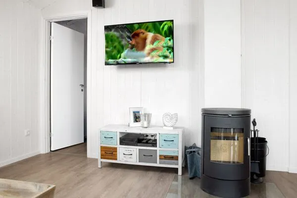 Living room Dänisches Ferienhaus am Salzhaff, Haus Strandbrise