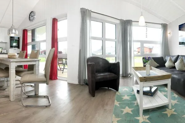 Living room Dänisches Ferienhaus am Salzhaff, Haus Strandbrise