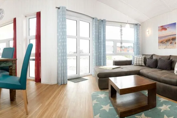 Living room Dänisches Ferienhaus am Salzhaff, Haus Strandhafer