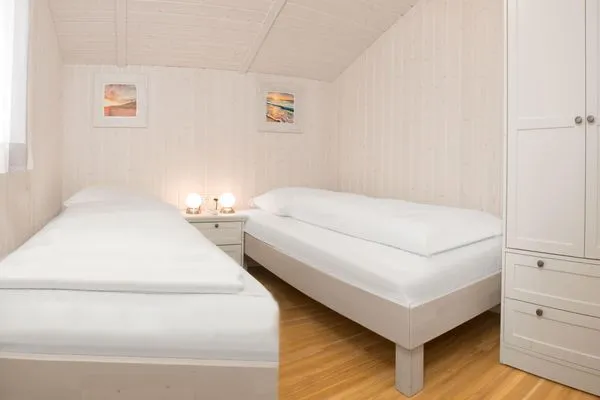 Bedroom Dänisches Ferienhaus am Salzhaff, Haus Strandhafer