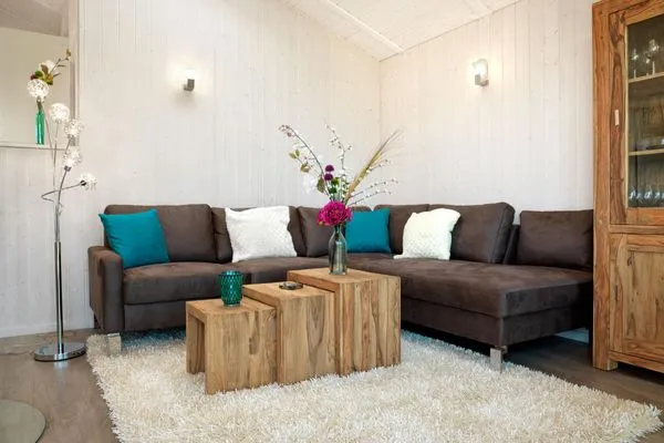 Wohnzimmer Dänisches Ferienhaus am Salzhaff, Haus Meerjungfrau