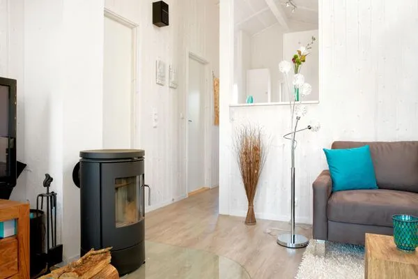 Wohnzimmer Dänisches Ferienhaus am Salzhaff, Haus Meerjungfrau